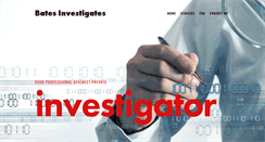 Desktop Screenshot of batesinvestigates.com