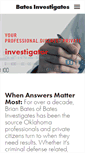 Mobile Screenshot of batesinvestigates.com